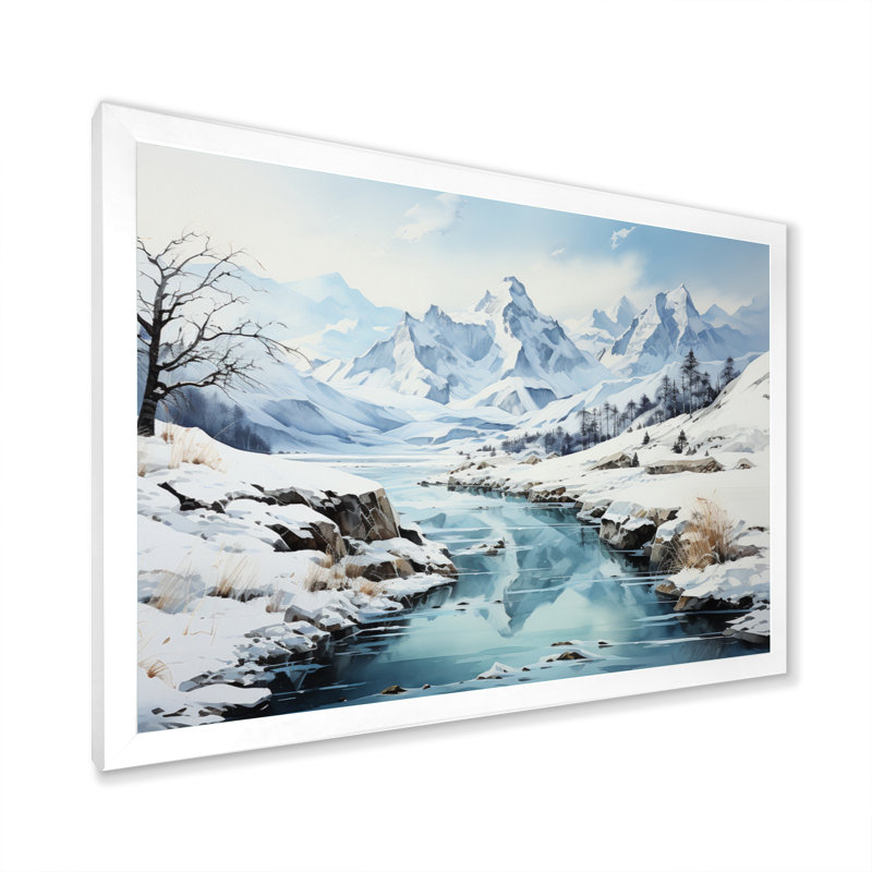 «Alaska Arctic Serenity II», reproduction sur toile, H 34 po x l 44 po x P 1,5 po, Cadre photo blanc