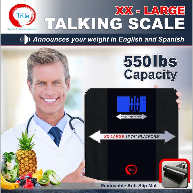 Talking Digital Bathroom Scale- 440-lb Capacity