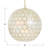 Abbington 1-Light Handcrafted Capiz Shell Globe Pendant-177897792-177897795