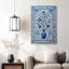 Art chinois sur toile Vase floral bleu et blanc haute définition pour studio-1520550182