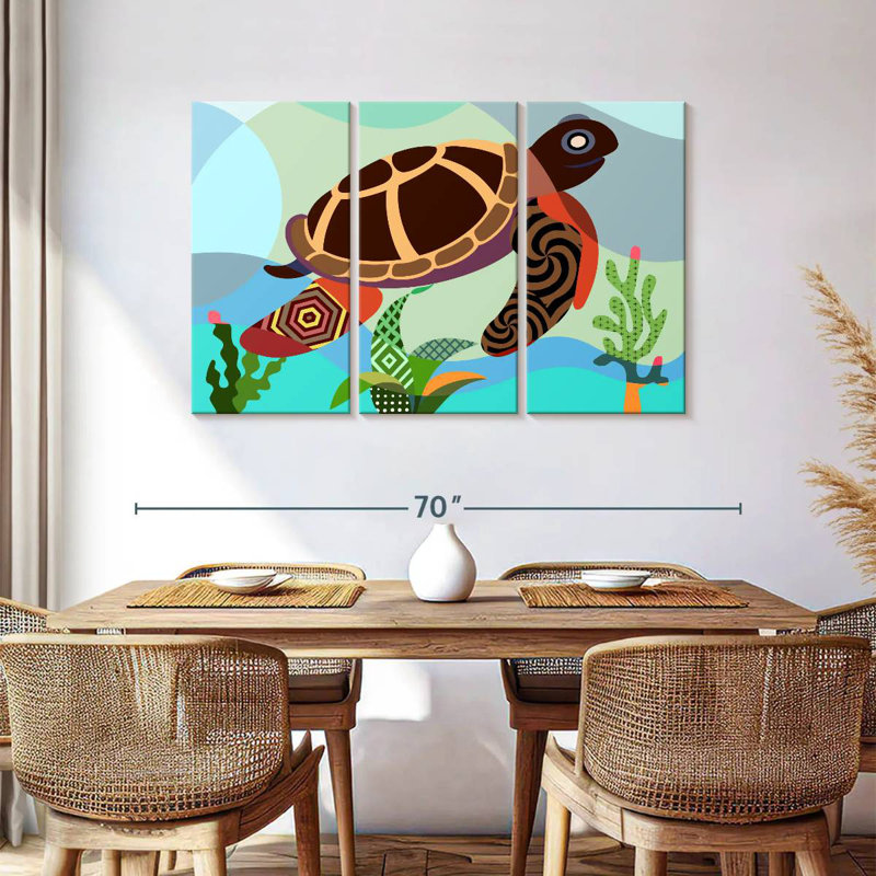 Brampt Spectrum Sea Turtle, 36" H x 57" W