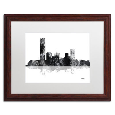 " Oklahoma City Oklahoma Skyline BG-1 " by Marlene Watson