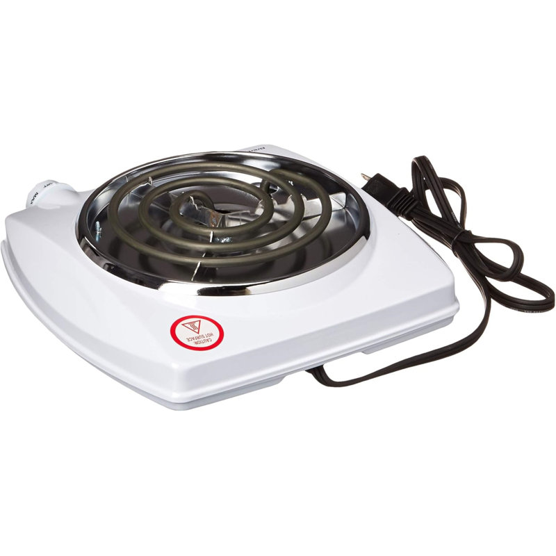 Brûleur électrique simple 1000W Brentwood (blanc)