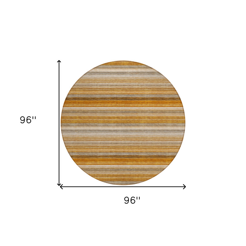 Tapis d'intérieur rond 8 po