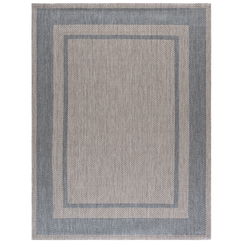 Courtyard Power Loom Performance No Pattern Indoor Rug, 2'-3" x 8'-0" Runner