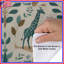 Girafe avec des feuilles Housses de couette-125033318