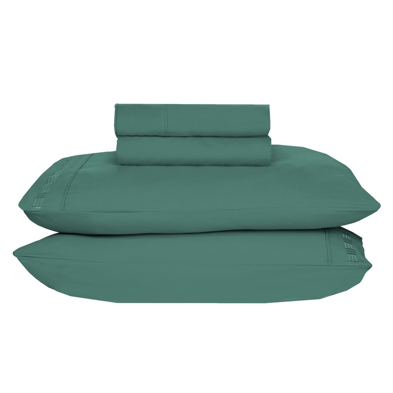 Ensemble de draps en microfibre Paarizaat 9900 Series, Grand, Bleu sarcelle