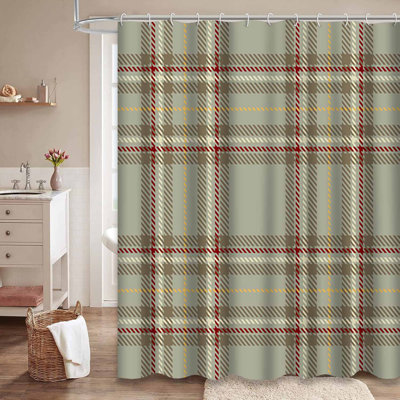 Rideau de douche Tartan