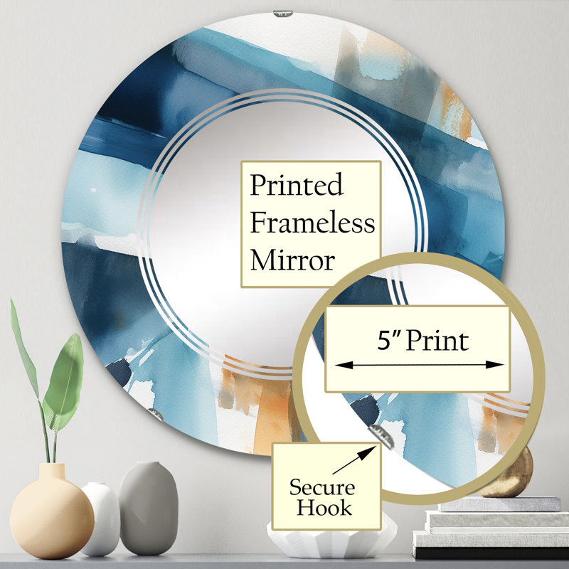 Miroir mural Morran, 24 po x 24 po