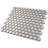 Porcetile Hex 10.24 in. x 11.82 in. Hexagon Glossy Porcelain Mosaic Wall and Floor Tile-50385475