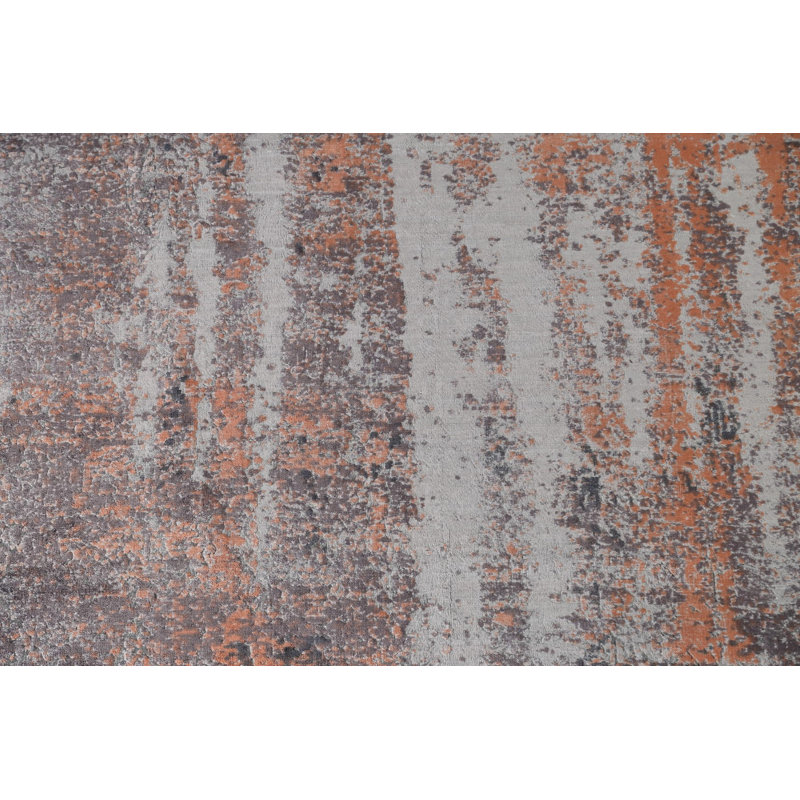 Tapis abstrait délavé 5 x 7