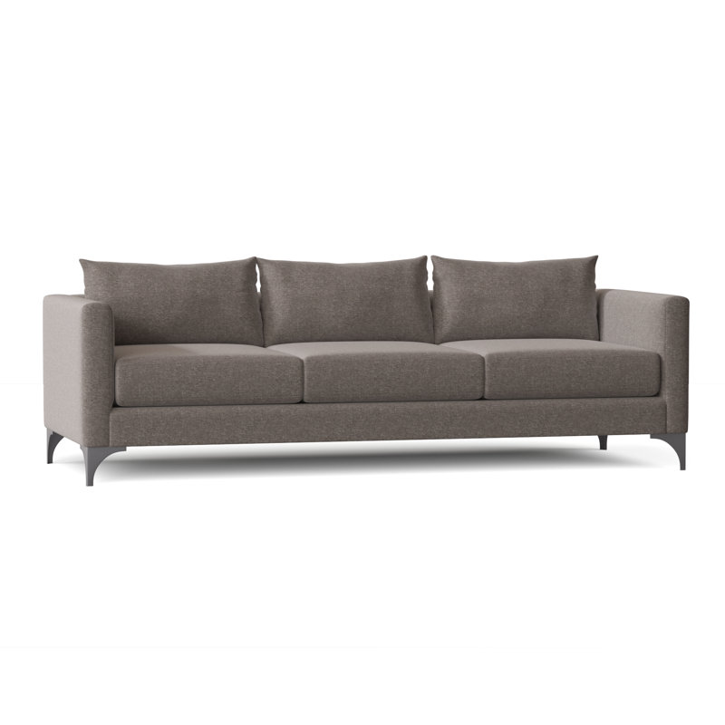 Vess Upholstered 87'' Sofa, Crafty Cobblestone