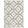 Howardville Shag Plush Tassel Moroccan Diamond Cream/Gray Rug