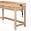 Ensemble de table de salle à manger 4 pièces avec 3 tiroirs de rangement rétro, idéal pour les petits espaces et une organisation efficace-133417400-133417403-133417404