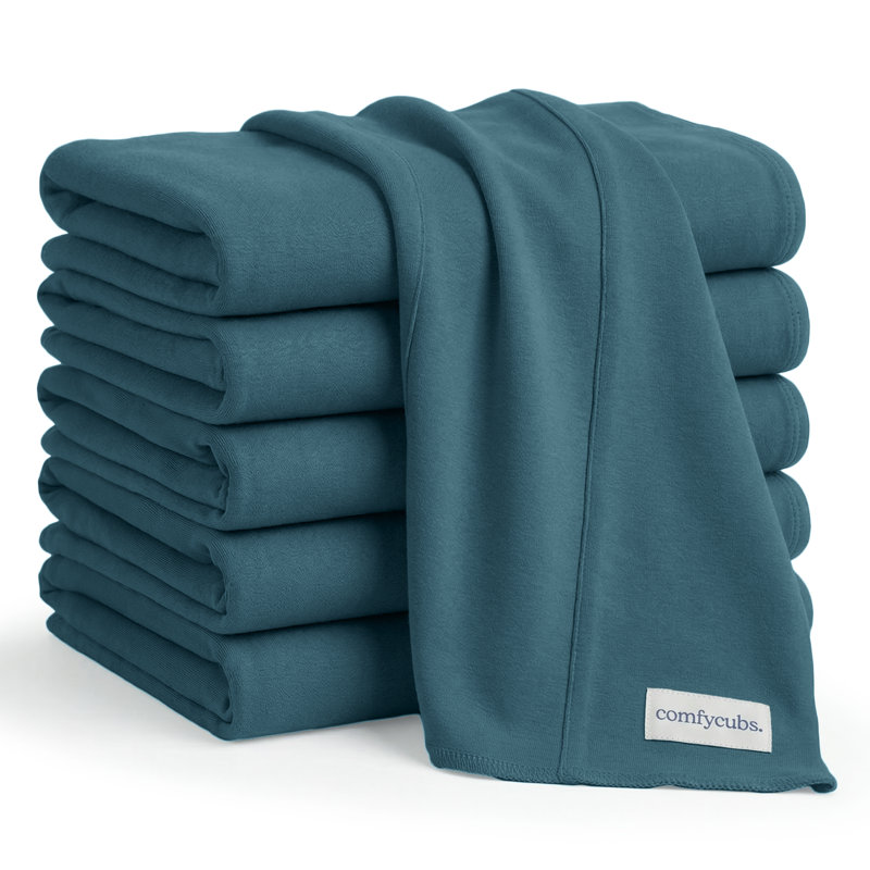 Cotton Burp Cloths 100% Cotton Bath Towels, Neptune