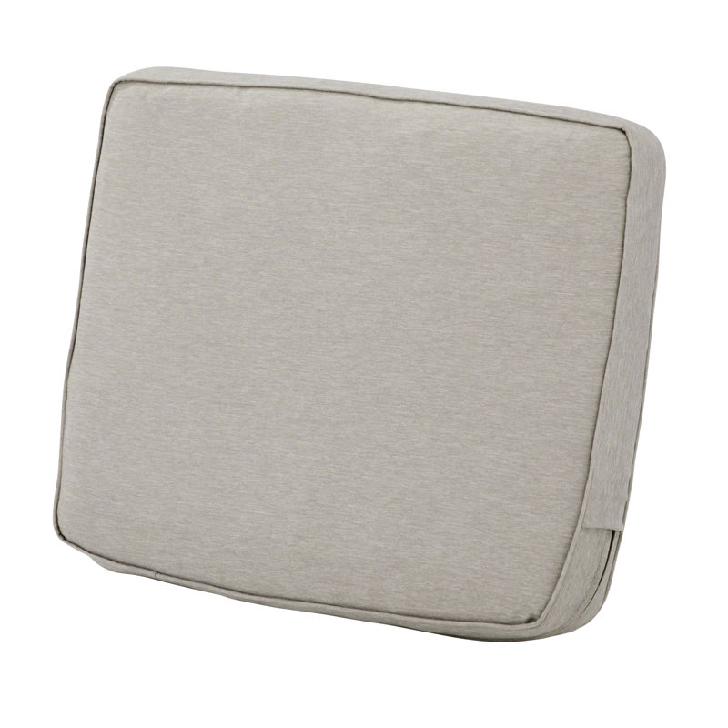 Pina Outdoor Lounge Chair Seat Cushion, Heather Gray, 4" H x 25" W x 20" D