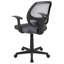 Flash Fundamentals Mid-Back Mesh Swivel Ergonomic Task Office Chair with Arms-1733141224