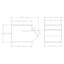 Fixturedisplays® 8,3 X 13 X 8,5 "Bac à bonbons en acrylique transparent empilable, capacité de 2,5 gallons, détail et événements, distributeur de grain de café 19475