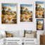 «Dome of the Rock» de Jérusalem, reproduction d'art sur toile-74284924-74284925