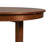 Extendable Walnut Round Solid Wood Dining Table