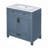 Bathroom Vanity With Resin Sink, Solid Wood Frame Bathroom Storage Cabinet With Soft Closing Doors, Retro Style-115688464