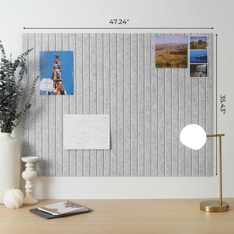 Stylish Perfectly Sized 35" x 47" Cork Board Alternative