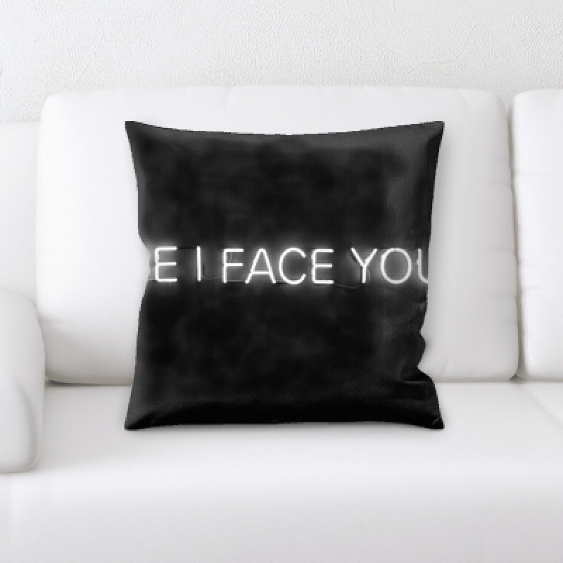 Coussin décoratif face