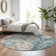 Premium Machine Washable Cerrito Teal Rug