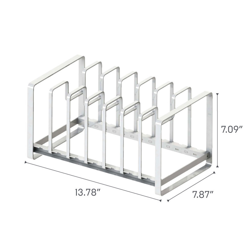 Séparateur en acier pour ustensiles de cuisine, Blanc