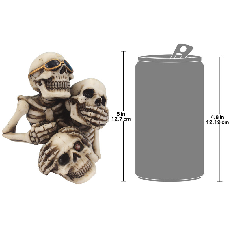 Porte-crayons No Evil Skeleton