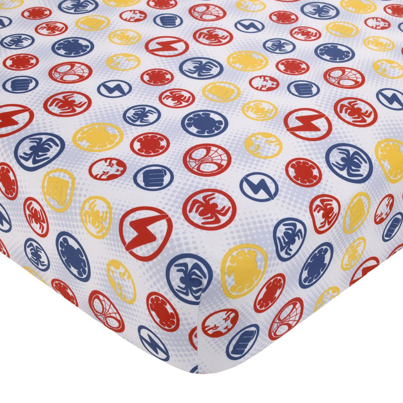 Ensemble de draps pour tout-petits 2 pièces NoJo Marvel Spidey and His Amazing Friends