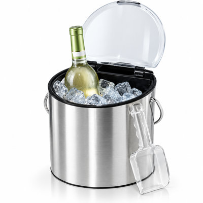 Oggi Barware Double Wall Flip Top Ice Bucket