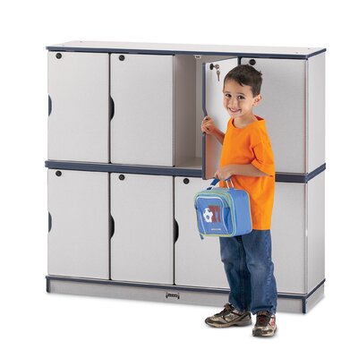 Rainbow AccentsÂ® Stacking Lockable Lockers -  Jonti-Craft, 4696JC112