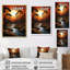 Boutons Tribal africain coucher de soleil III - impression-878397617-878397642