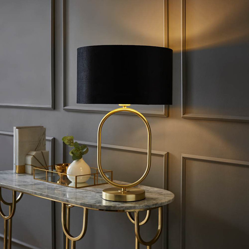 Alechandre Metal Table Lamp, No