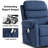 Upholstered Heated Massage Chair-1636870618