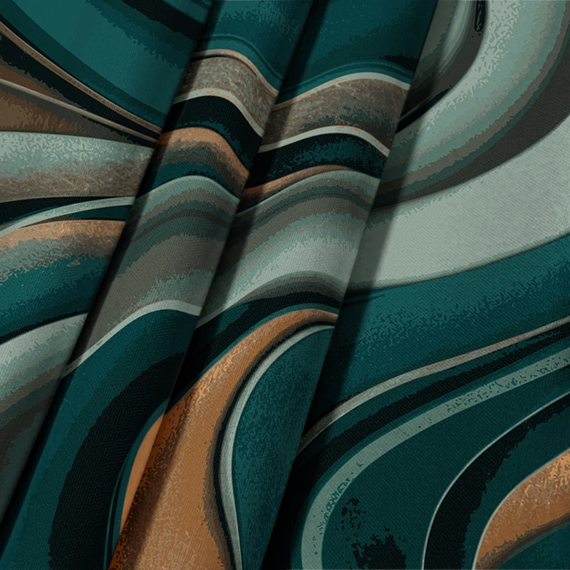 Tapisserie murale Biomorphic Abstraction 3, 26 po x 36 po