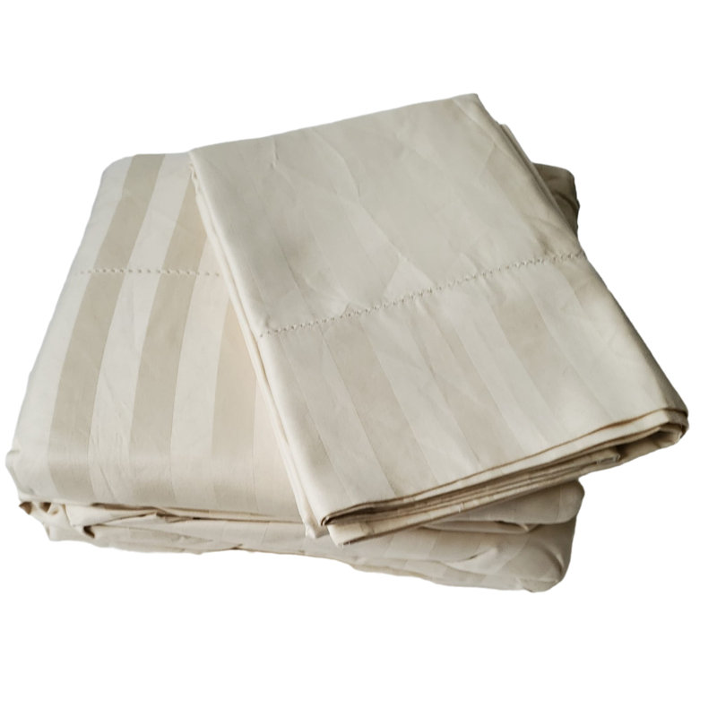 Ensemble de draps 100% coton 400 Tc, Très grand, Vert
