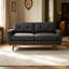 Canapé capitonné 67,7 po de largeur Mid-Century avec pieds en bois-811380480-813001934