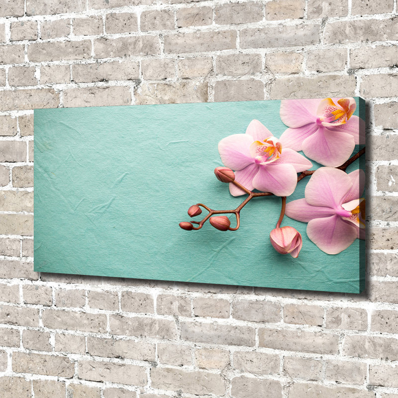 Orchid - No Frame Print on Glass, Canvas, 70cm H x 140cm W x 2cm D