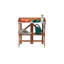 Banc de jardin pliable pour l'extérieur en bois massif pliable