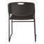 Chaise empilable en plastique robuste avec dossier profilé-50072354-50072353