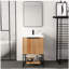 24-inch Independent Bathroom Vanity Cabinet with Resin Basin