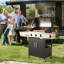 MELLCOM 3 - Burner Countertop Liquid Propane Gas with Side Burner