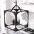 Highland Hill 4 Light Square Pendant-63573987-63573986