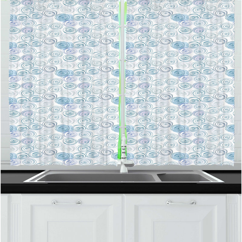 Ruffled Kitchen Curtain