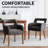 Upholstered Dining Accent Chair With Armrest-1772763905