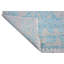 Hand-Knotted High-Quality Silver and Aqua Area Rug