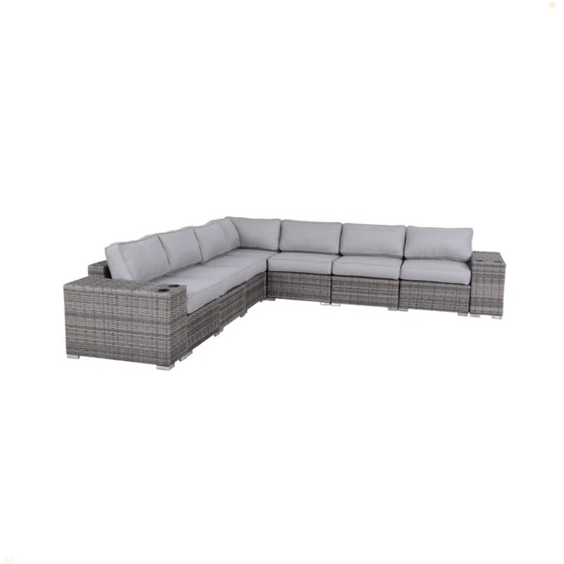 Ensemble de canapé modulaire 9 pièces avec coussins Minnesota