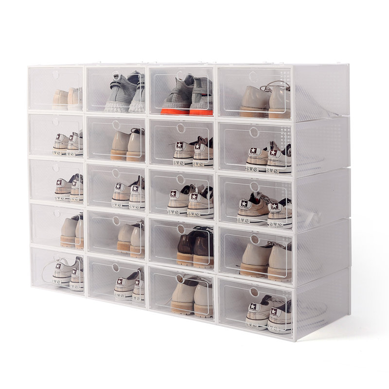 Cherith 20 Shoe Storage Plastic Organizers Stackable